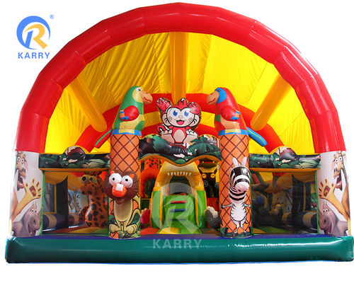Große Freiluft-Spielstätte aufblasbare Hüpfburg Labyrinth für Kinder und Erwachsene