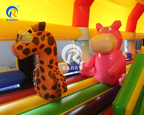 Große Freiluft-Spielstätte aufblasbare Hüpfburg Labyrinth für Kinder und Erwachsene