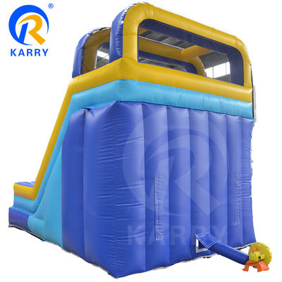 Features PORTABLE 2022 Outdoor-Spielplatz Große Wasserrutsche mit aufblasbarem Sprunghaus
