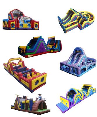 Farbenfrohe Minnie Maus Sprungburg aufblasbare Sprungbouncer Zeichentrickfilm Sprunghaus