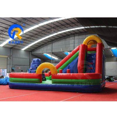Außenwasser aufblasbare Spiele Sprungburg mit Rutsche und Kletterwand Combo