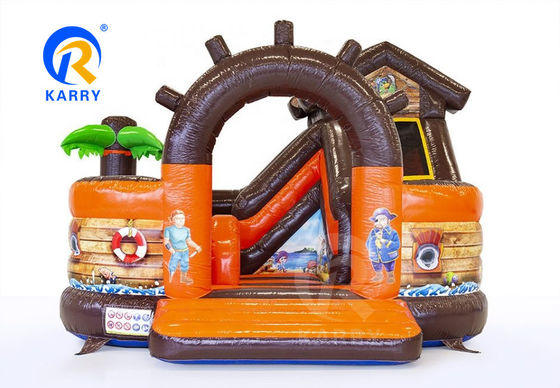 Outdoor Entertainment Unisex PVC aufblasbare Sprungburg mit Piratenschiff-Design