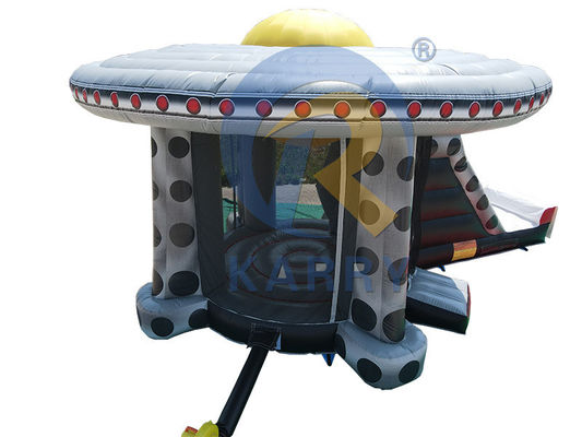 Unisex Outdoor Fun UFO kommerzielle aufblasbare Sprungburg mit Rutschen- und Sprungbereich