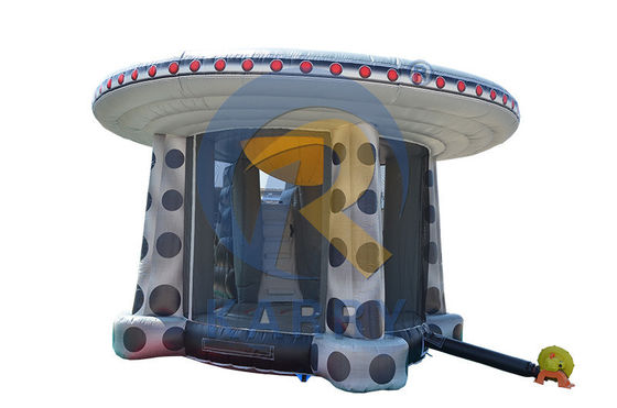 Unisex Outdoor Fun UFO kommerzielle aufblasbare Sprungburg mit Rutschen- und Sprungbereich