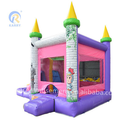 Doppelslide- und Poolsprung PVC aufblasbares Sprunghaus für kommerzielles Outdoor-Spiel