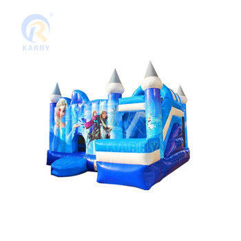 Jumping Castle Slide Combo Custom Frozen Thema aufblasbares Sprunghaus für Party Spaß