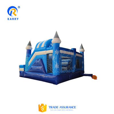 Jumping Castle Slide Combo Custom Frozen Thema aufblasbares Sprunghaus für Party Spaß
