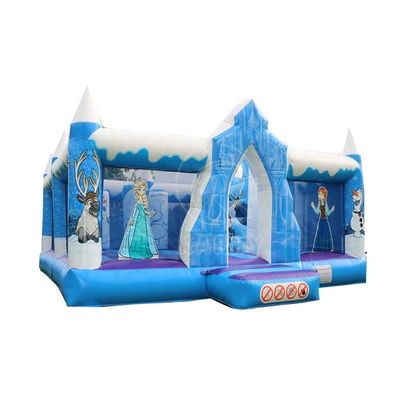 Jumping Castle Slide Combo Custom Frozen Thema aufblasbares Sprunghaus für Party Spaß