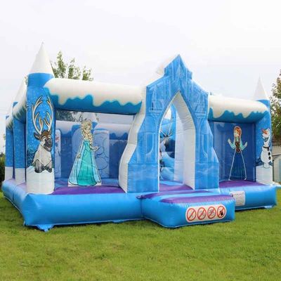 Jumping Castle Slide Combo Custom Frozen Thema aufblasbares Sprunghaus für Party Spaß