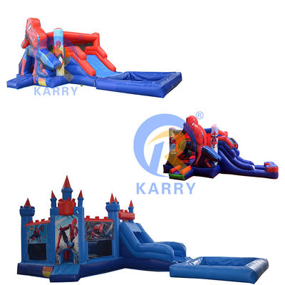 Commercial Castle Slide Combo aufblasbar mit CE-EN71/EN76/EN14960-Zertifizierung