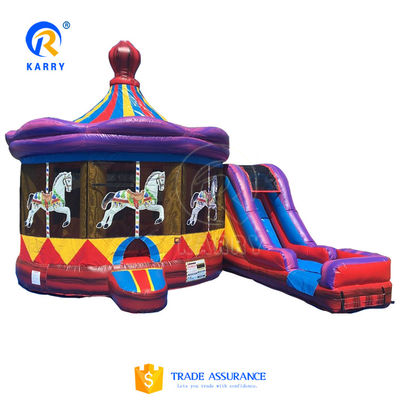 Karry 3 in 1 aufblasbarer Jumper Miete Einhorn Wasserrutsche Combo für Geburtstagsfeier