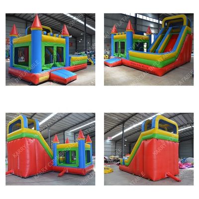 Blower inklusive Kinder Hinterhof kommerzielle aufblasbare Süßigkeiten Bouncer Haus mit Rutsche
