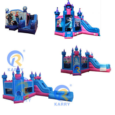 Schloss-Slide-Combo aufblasbare Hüpfburg für Kinder und Erwachsene Altersbereich 14 Jahre bis