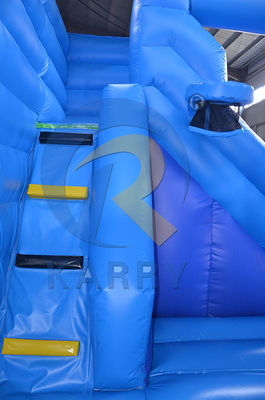 Schnellversand Kinder im Freien Sprunghaus aufblasbar Sprungburg Eingefrorener Park