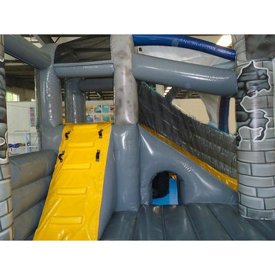 Aufblasbare Majestic Bouncing House Schloss Combo Slide Optionale Größen für 5-10 Passagiere