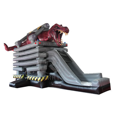 EN14960 Zertifizierte Trapped Monster Dino Aufblaser für aktives Kinderspiel