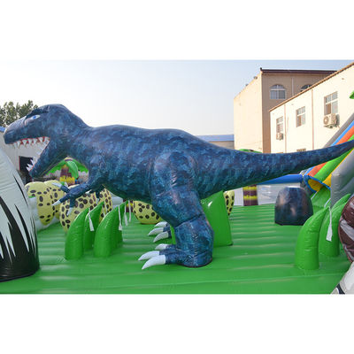 CE-Zertifikat Portable Dino aufblasbare Trampolin-Schütze Combo City Slide für Kinder