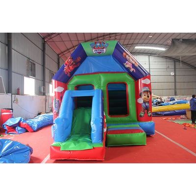 Amusement Sprungschloss-Rutschen-Combo aus 0,55mm PVC-Platte und kommerzieller Qualität