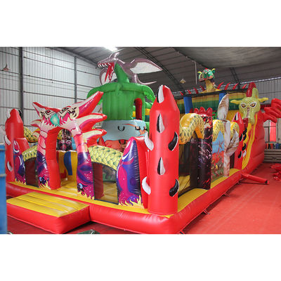 Aufblasbare Fun City Kinder Aktivitätszentrum Drache Aufblasbare Sprungburg Luftspringen