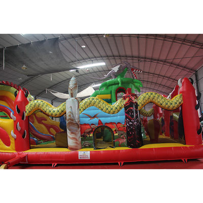 Aufblasbare Fun City Kinder Aktivitätszentrum Drache Aufblasbare Sprungburg Luftspringen