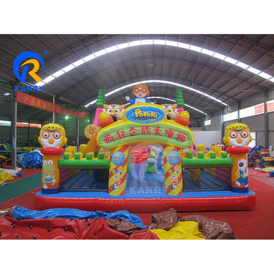 Aufblasbare Fun City Outdoor Amusement Park Aussteiger Rutsche für kommerzielle Party Vermietung
