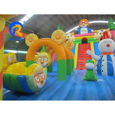 Aufblasbare Fun City Outdoor Amusement Park Aussteiger Rutsche für kommerzielle Party Vermietung