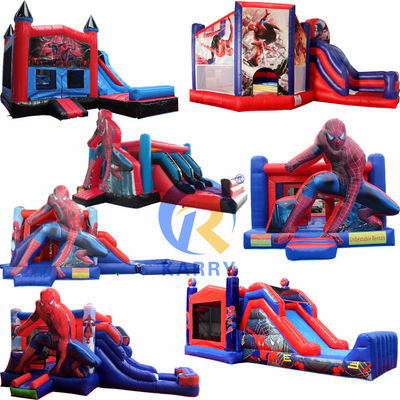 Features PORTABLE Aufblasbare Spiderman-Schütze für Kinder Party Miete