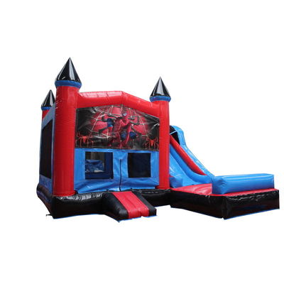 Features PORTABLE Aufblasbare Spiderman-Schütze für Kinder Party Miete