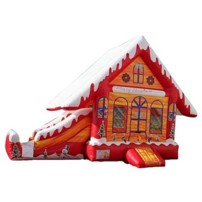 CE-zertifizierte und tragbare Weihnachts- aufblasbare Türsteher-Sprunghaus-Slide
