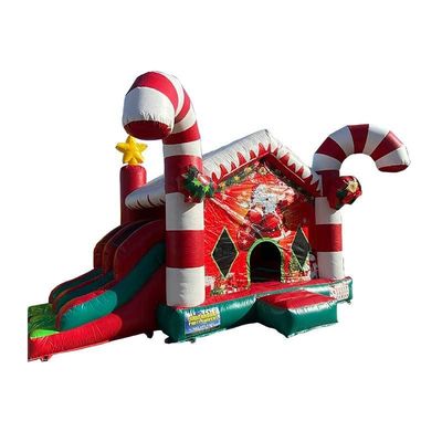 CE-zertifizierte und tragbare Weihnachts- aufblasbare Türsteher-Sprunghaus-Slide
