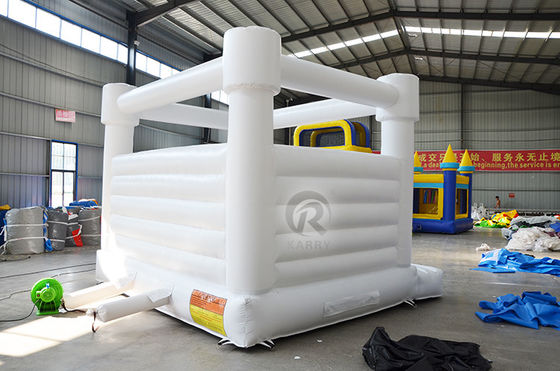 Professioneller OEM-Service Aufblasbares Pink Bounce House für Hochzeiten und Geburtstage