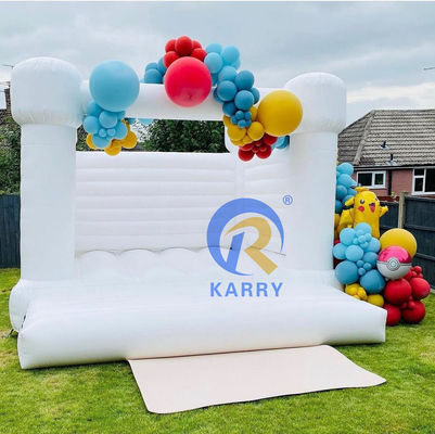 Outdoor-Spielplatz aufblasbare Burg Sprung-Combo für weiße Hochzeit Unisex Party-Spiel