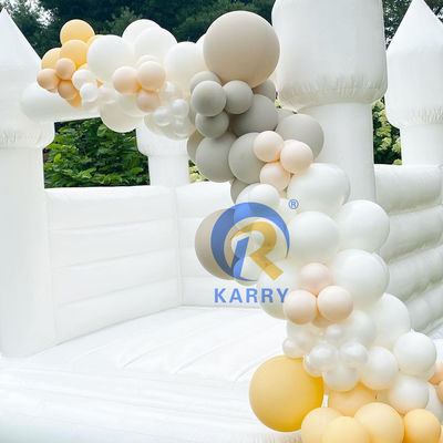 Outdoor-Spielplatz aufblasbare Burg Sprung-Combo für weiße Hochzeit Unisex Party-Spiel