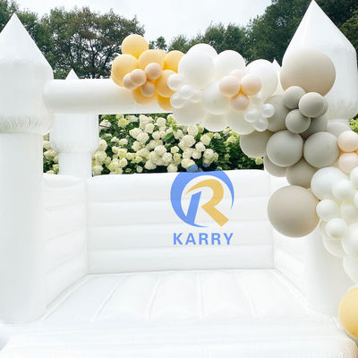 Outdoor-Spielplatz aufblasbare Burg Sprung-Combo für weiße Hochzeit Unisex Party-Spiel