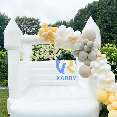 Outdoor-Spielplatz aufblasbare Burg Sprung-Combo für weiße Hochzeit Unisex Party-Spiel