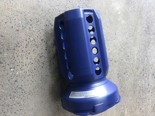 Tragbare blaue aufblasbare Schloss-Wasser-/Trockenslide-Hindernispark mit Bläser und Deflator