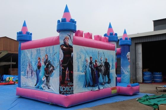 Altersspanne 14 Jahre auf Castle Bounce Pink House Jumping Bouncy Castle zum Vermieten