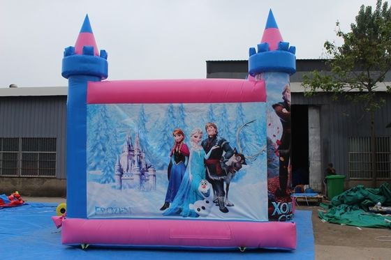 Altersspanne 14 Jahre auf Castle Bounce Pink House Jumping Bouncy Castle zum Vermieten