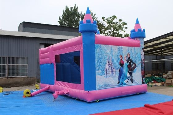 Altersspanne 14 Jahre auf Castle Bounce Pink House Jumping Bouncy Castle zum Vermieten