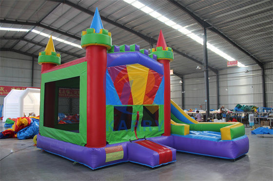 Vergnügungsbouncer Jumper Combo Moonwalk PVC aufblasbarer Bouncer mit Wasserrutsche