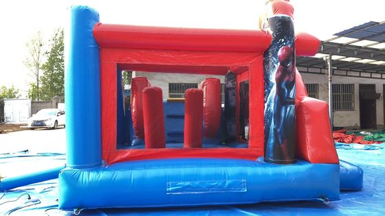 14 Years Up Superheld Spiderman Aufblasbares Sprunghaus Wasserrutschbecken mit Pooldesign