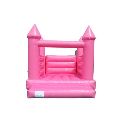 Springen und Springen auf der Hochzeitsfeier 13 * 13ft Pink Aufblasung Schloss für Vergnügungspark