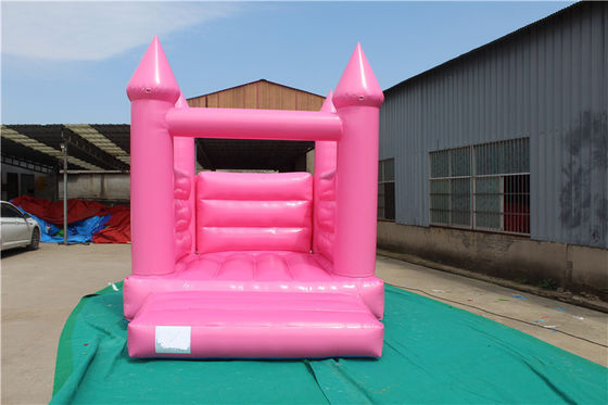 Springen und Springen auf der Hochzeitsfeier 13 * 13ft Pink Aufblasung Schloss für Vergnügungspark