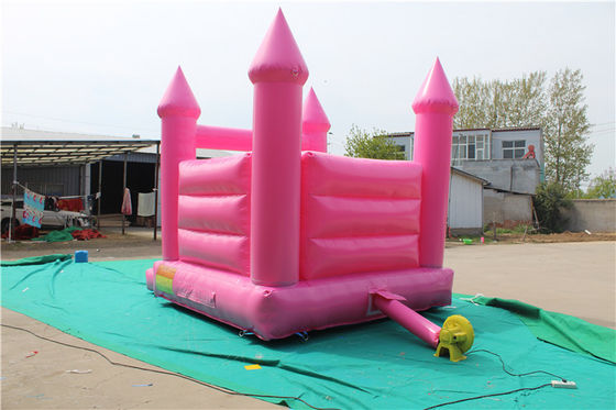 Springen und Springen auf der Hochzeitsfeier 13 * 13ft Pink Aufblasung Schloss für Vergnügungspark