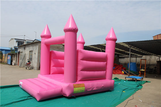 Springen und Springen auf der Hochzeitsfeier 13 * 13ft Pink Aufblasung Schloss für Vergnügungspark