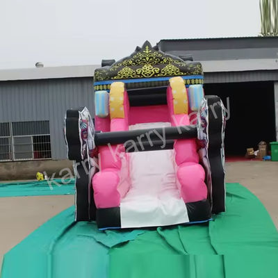 14 Jahre auf Freiluft Spielplatz Prinzessin Kutsche Aufblasbares Sprunghaus mit Rutsche