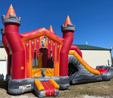 Knights Palace aufblasbare Schieberegler mit PVC-Material und EN14960-Zertifikat
