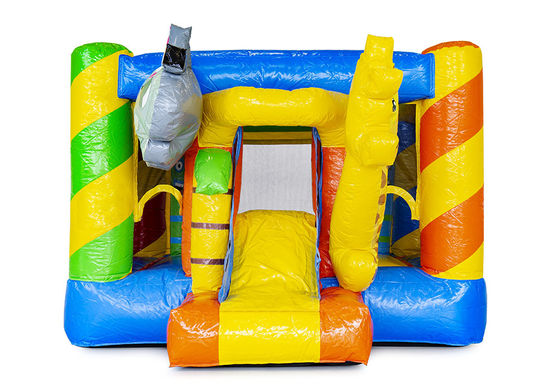 Aufblasbare Elefanten-Tier-Themen-Sprunghaus für Unisex-Kinder auf dem Freien Spielplatz