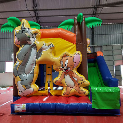 Unisex Tom und Jerry aufblasbare Sprungburg Sprunghaus für Kinder kostenlose Anpassung