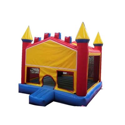 PORTABLE Eigenschaften Aufblasbares Schloss PVC Sprunghaus Sprungrutsche für Kinder Spaß